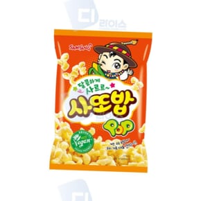 봉지과자 우유에타먹는과자 입안에서사르르 67g 사또밥 달달한스낵 스낵 달콤과자 삼양 10봉 간식