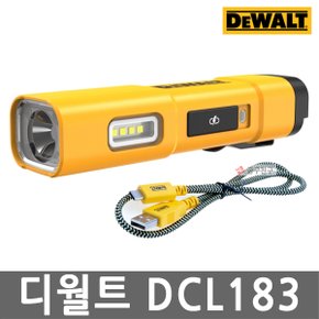 DCL183 충전 플래쉬라이트 USB-C타입 1000루멘 마그네틱 랜턴 작업등 3단밝기