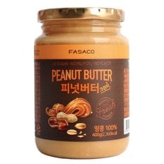 참굿즈 피넛버터 크런치 땅콩버터 400g 1통