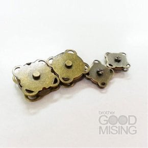 소잉팩토리 꽃자석 (엔틱 실버) (10mm 14mm) 2개입