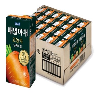  매일야채 고농축 당근의힘 125ML 24팩