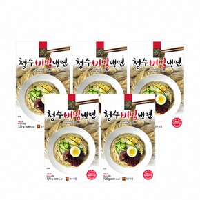 /청수식품 프리미엄 비빔냉면 720g(4인분) x 5개