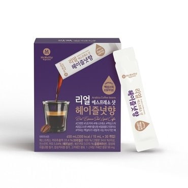 맥널티 리얼 에스프레소 샷 블랙 헤이즐넛향 액상커피 30개입