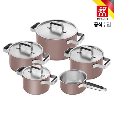헹켈 [즈윌링] 퓨어 쿡웨어 세트 5P 로제 (HK1028858)