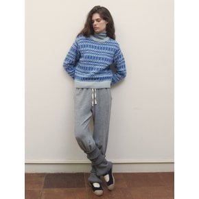 NORDIC WOOL KNIT - CLEAR BLUE