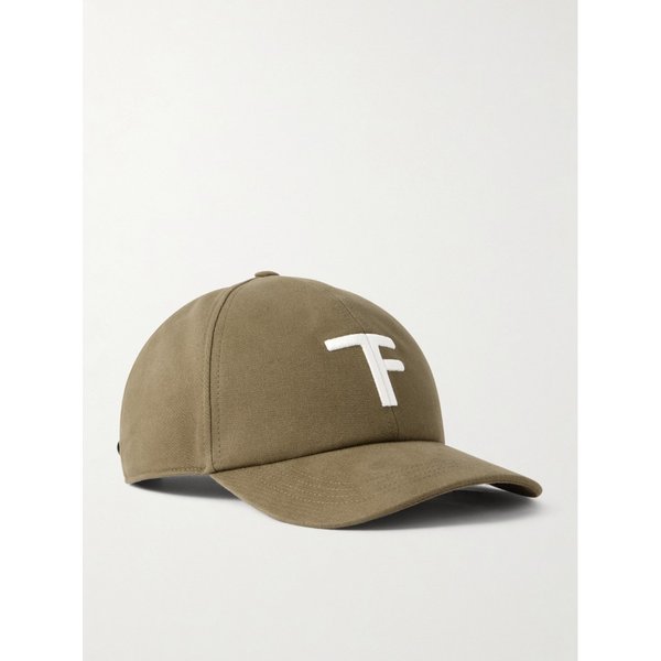 가죽 트리밍 로고 자수 코튼 트윌 베이스볼 캡 46376663162968688