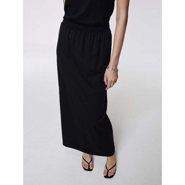T/O easy long skirt_Black