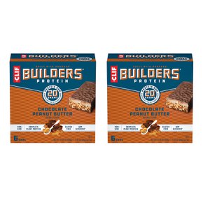 [해외직구]클리프 빌더스 프로틴바 초콜릿 피넛버터 68g 6입 2팩 Clif Builders Protein Bar Chocolate Peanut Butter 2.4oz