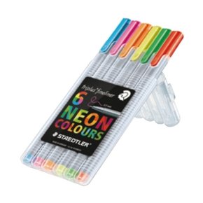 스테들러 수성펜 트리플러스화인라이너 334-SB6CS (0.3mm 6색)(낱개)