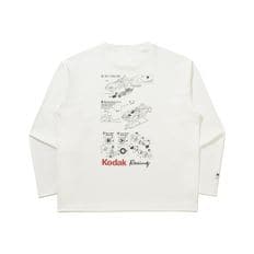 [공식]레이싱 엔지니어링 그래픽 긴팔 티셔츠 WHITE