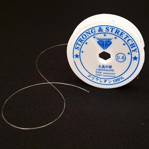 우레탄줄 비즈키링 팔찌만들기 투명 0.8mm 비즈공예(1)