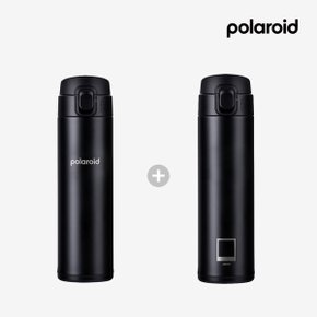 1+1 폴라로이드 원터치 텀블러 500ml 보온 보냉 스테인리스 텀블러
