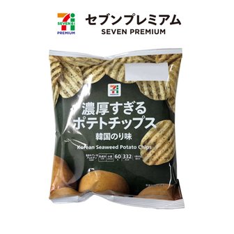  일본 세븐일레븐 프리미엄 편의점 두꺼운 감자칩 한국 김맛 60g