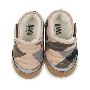 DAKS BABY 24FW 하우스체크 패딩 방한화EUW50UC29M_BG[34698160]