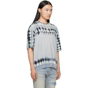 26 FW 아미리 블루 MA 타이다이 티셔츠 262886M213049