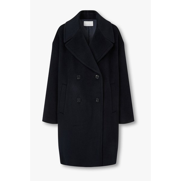 캐시미어 블렌드 더블 미디 코트 7155416002147