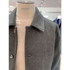 [신상]에디션 24F/W 82 기장 헤링본 반래글런 하프 코트 NEE4CG1902..