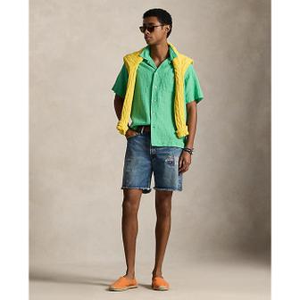 폴로 랄프 로렌 남성 20.3cm 빈티지 클래식핏 데님 쇼트(MNPOSHO17620113400)