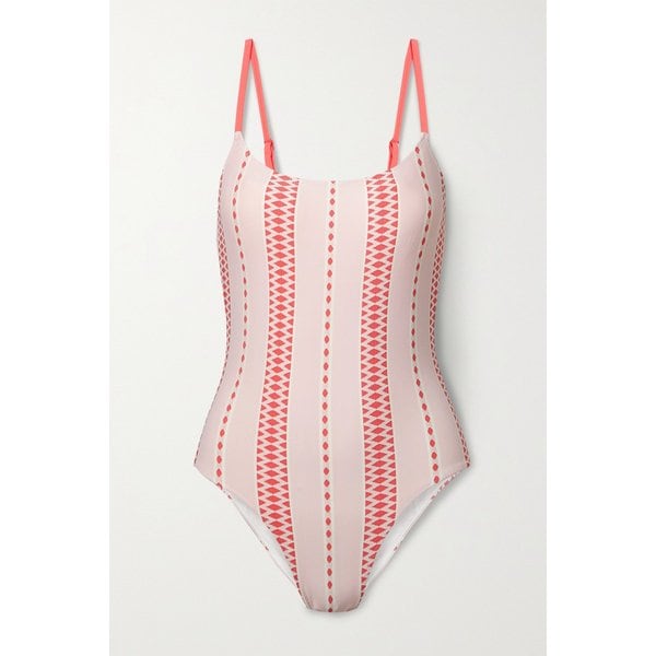 렘렘 Jemari Stretch-jacquard Swimsuit 핑크 33258524072782774