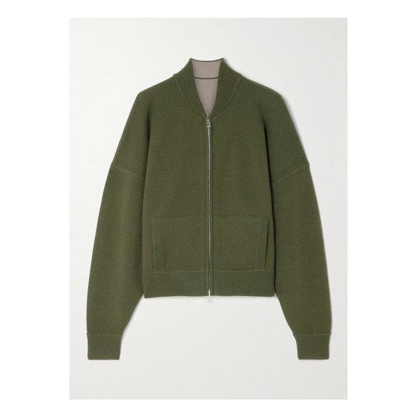 아치4 뉴 제이스 캐시미어 집업 가디건 그린 46376663162866753