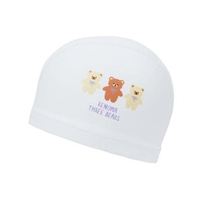 [본사직영] 아동 곰돌이 PU 수모 화이트 RO-RC2C018-WH