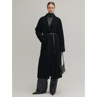 룩캐스트 모간 핸드메이드 롱 코트_블랙 / MOGAN HANDMADE LONG COAT_BLACK