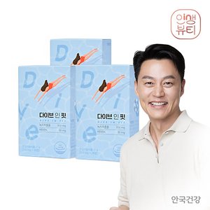 안국건강 다이브 인 핏 28정 3박스 (12주분) 녹차카테킨