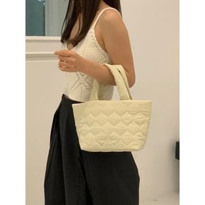 푸딩 토트백 Pudding tote Bag (Cream / Peach / Mint)