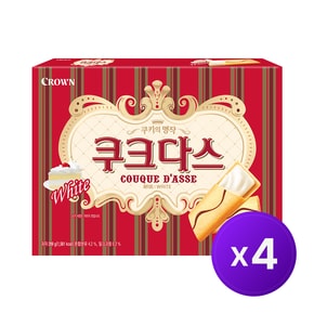 크라운 쿠크다스화이트 288g (36봉입)x4개