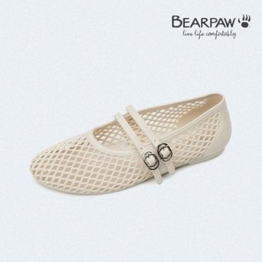 베어파우 AVA 여성 아이보리 젤리슈즈 메리제인 K3018030RB-W