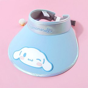 시나모롤 캐릭터 빅와펜 썬바이저 썬캡 430581 시나모롤 캐릭터 빅와펜 썬바이저 썬캡 430581