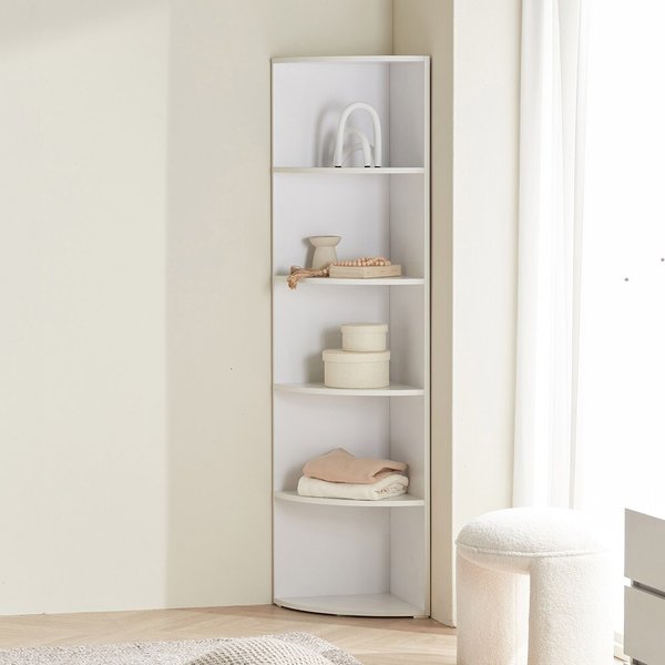 가구 마일 라운드 코너 5단 틈새 선반장 400