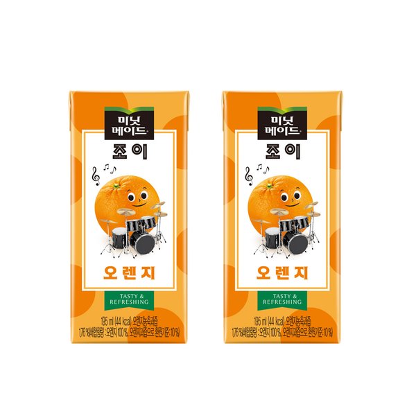 [코카콜라직영] 미닛메이드 조이오렌지 195ml 32입
