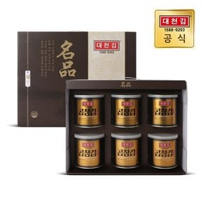 [바로배송]대천김 명품 곱창김 캔김 선물세트 30g × 6캔