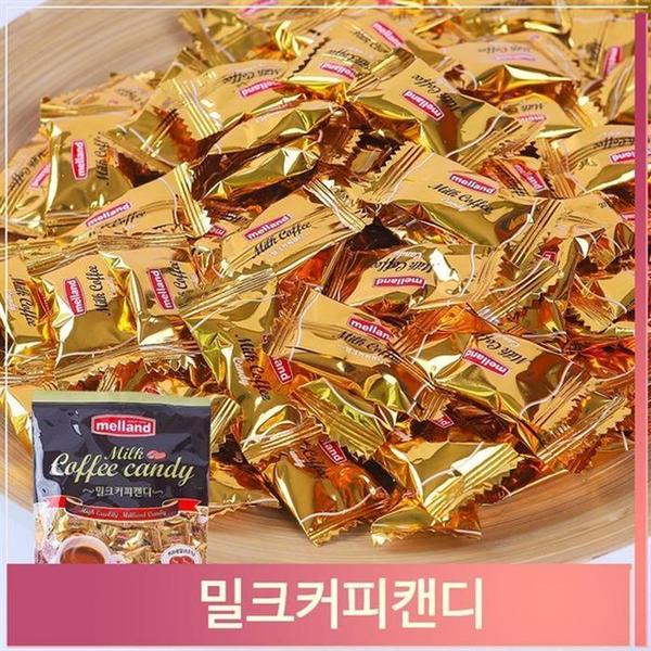 확대된 대표 달콤한 밀크커피캔디 520g 후식 사탕 회사 어른 간식(1)
