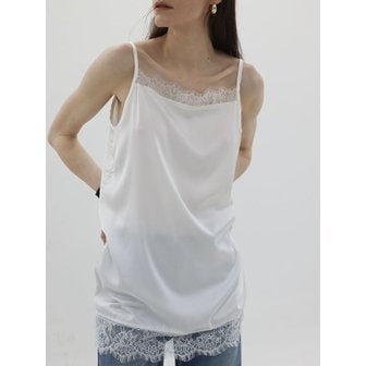 클래프 레이스 레이어드 슬립 원피스_ivory