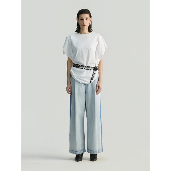 AMORIA 드레이프 티셔츠 IOTAM26105WHX