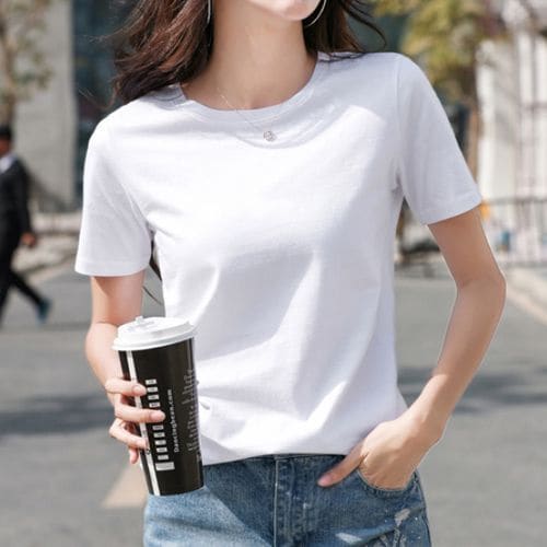나바바 / NT799 무지 심플 베이직 데일리 반팔 티셔츠