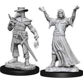 Wizkids Deep Cuts Finted Minis : W15 Plague Doctor & Cultist