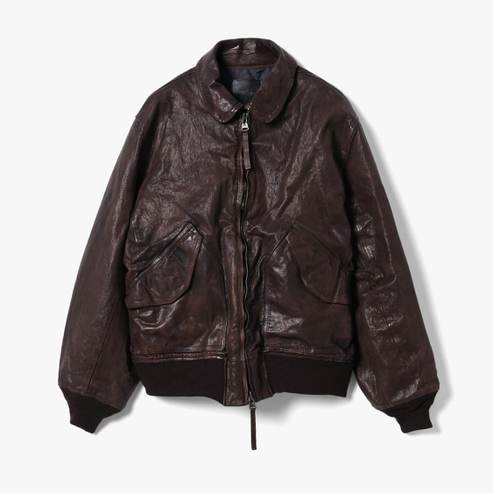 샌프란시스코마켓 MONITALY/모니탈리/BLACKLASH MONITALY LEATHER BLOUSON/DARK OLIVE/MOE2M20000A95