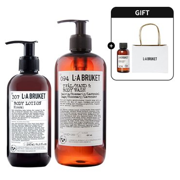 라부르켓 바디로션 240ml + 핸드바디워시 450ml 세트 + 디럭스 1종 + 쇼핑백