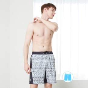 남성인 패턴 보드숏 비치반바지 BEM-V913K