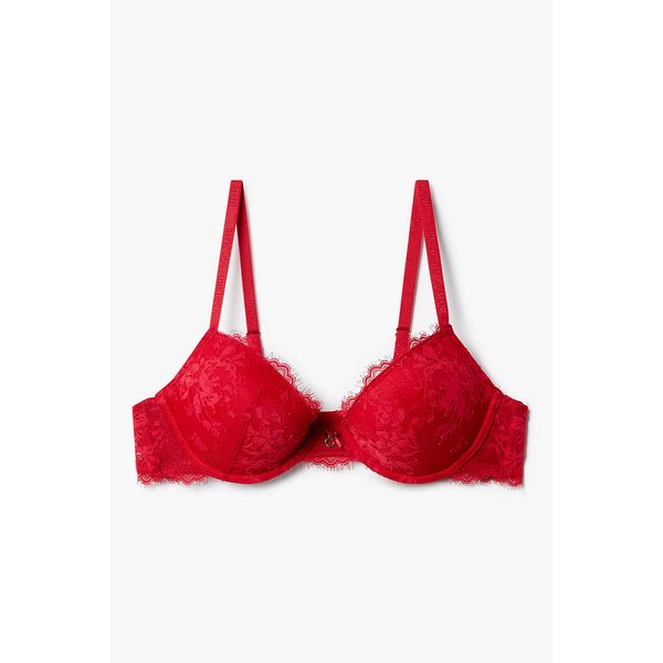 여성 플라워 자수 리무버블 푸쉬업 브라 0825385525000