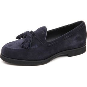 토즈 로퍼 여성 Tods E4206 Mocassino Donna Blu Scarpe Nappine 스웨이드 Shoe 구두 신발여성21