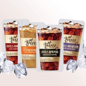 칸타타 파우치 아이스 커피 230ml x10개 편의점 액상 아이스커피