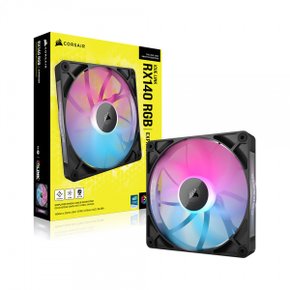 CORSAIR iCUE LINK RX140 RGB Expansion Fan (BLACK)