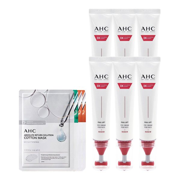 [최신상] AHC 아이크림 시즌14 풀 리프트 T괄사 리프팅 40ml 6개+마스크팩 4매