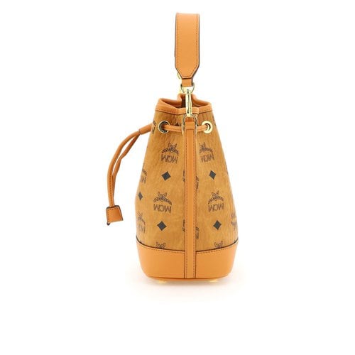 MCM 데사우 미니 버킷 백 COGNAC SPD0000064254