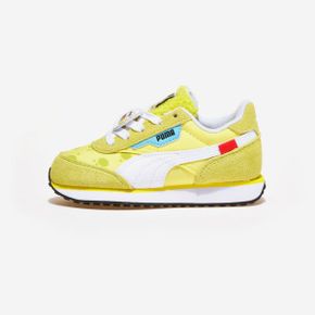 매장정품 푸마 PUMA 퓨처 라이더 스폰지밥 프리스쿨 - Lucent Yellow-푸마 White PKI39211701