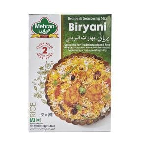 메란 Mehran 정통 인도식 비리야니 시즈닝 믹스 향신료 간편 소스 110g, 1개 (S51138701)